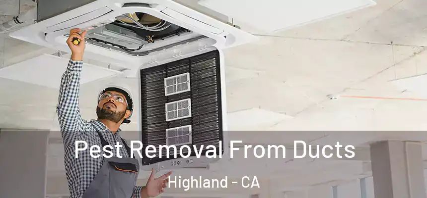  Pest Removal From Ducts Highland - CA